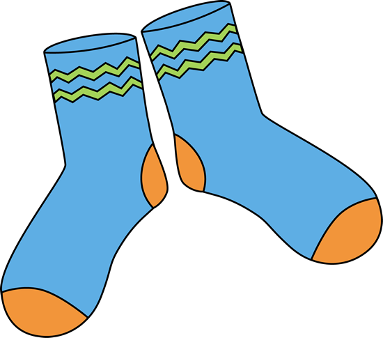 sock clipart two