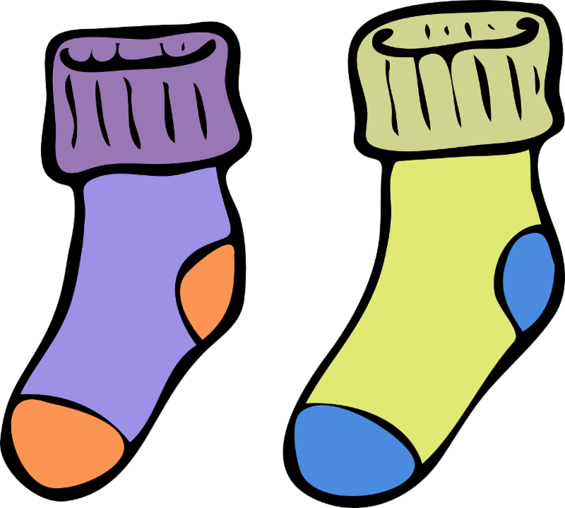 sock clipart used