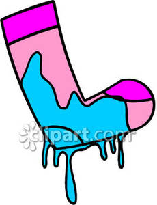 Royalty free picture . Wet clipart wet sock