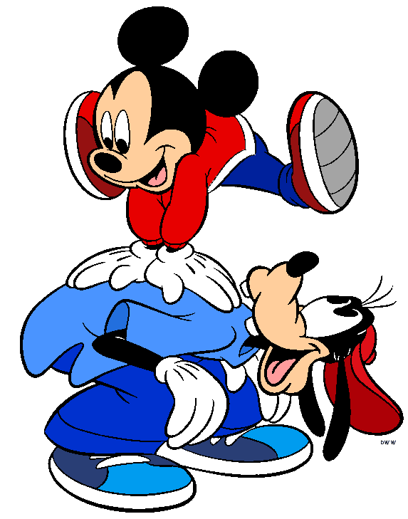 Sports clipart mickey. Donald and goofy clip