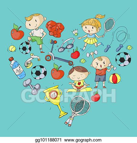 clipart sports preschool