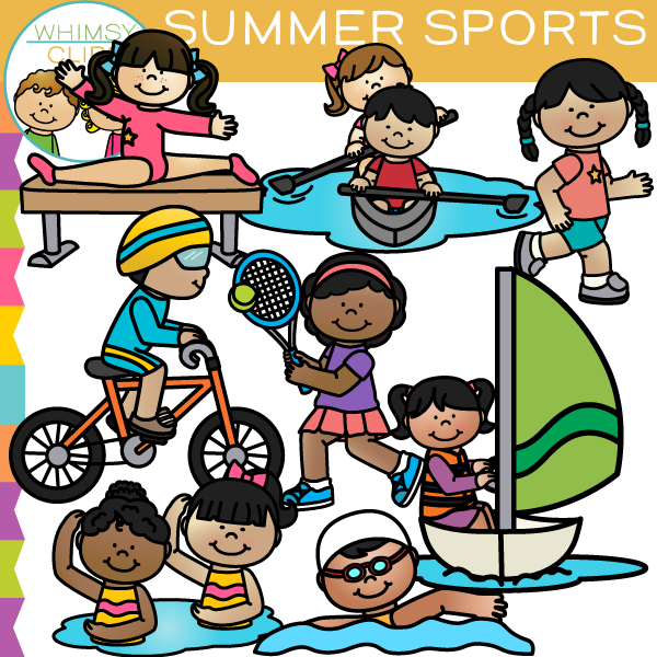 clipart sports summer