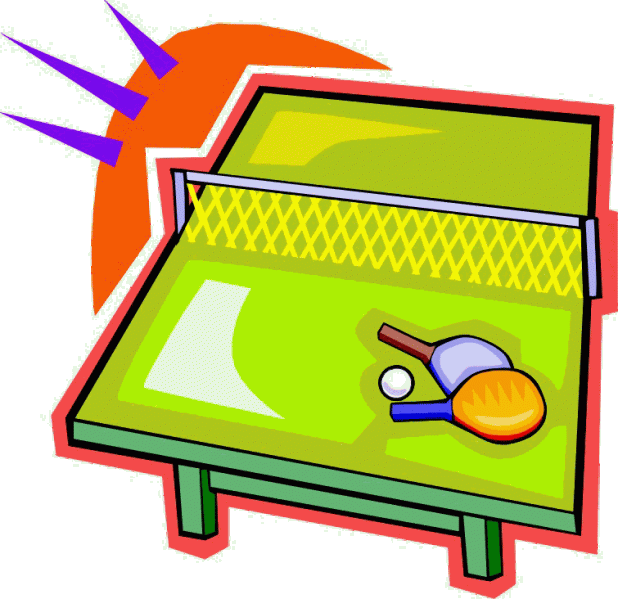clipart sports table tennis