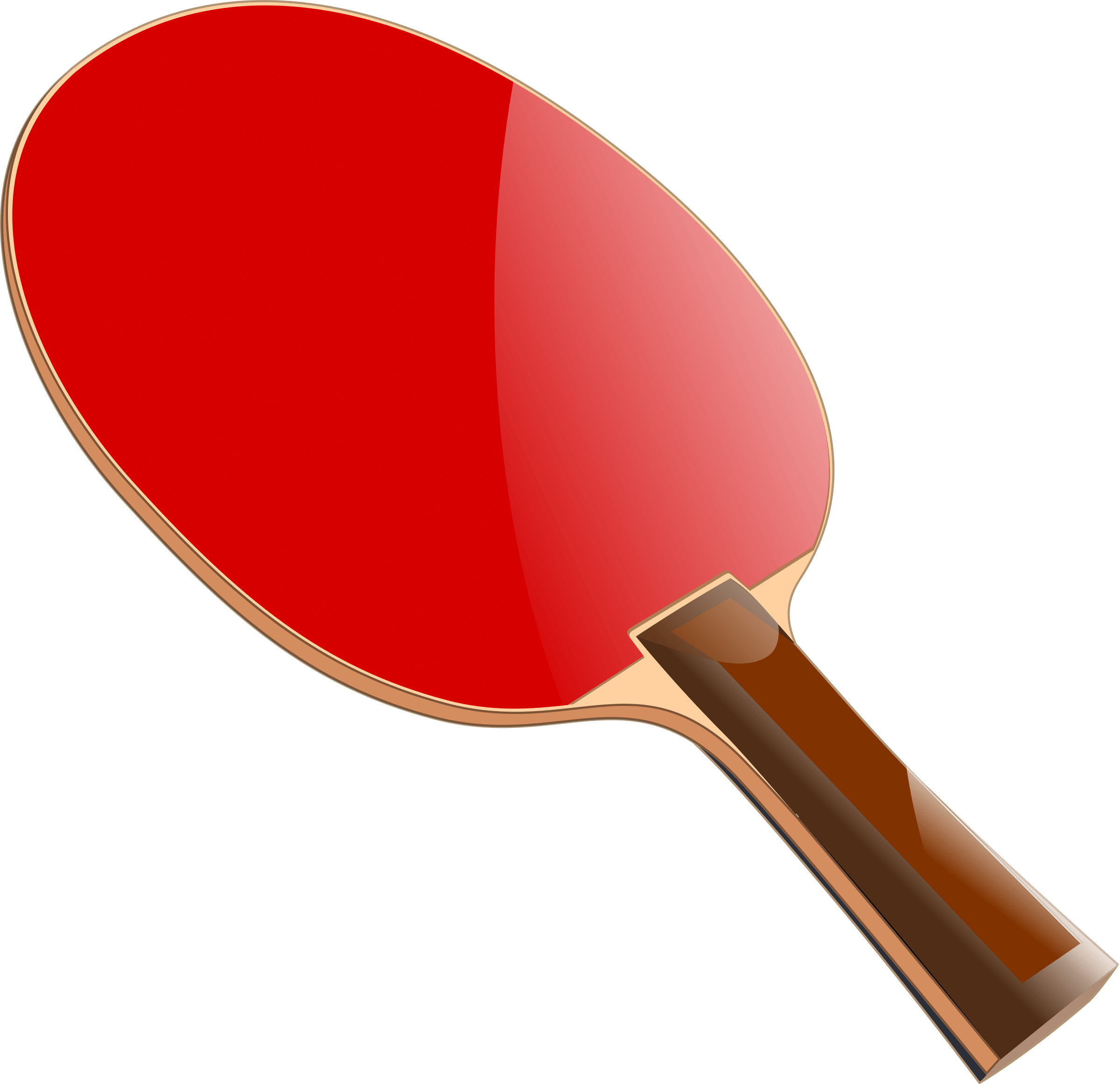 Sports clipart table tennis. Racket clip art red