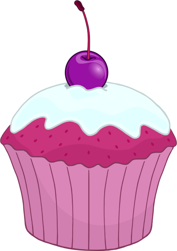 Muffin clipart outline. Cake vector clip art