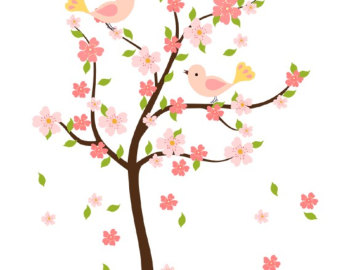 Free download clip art. Clipart spring cherry blossom