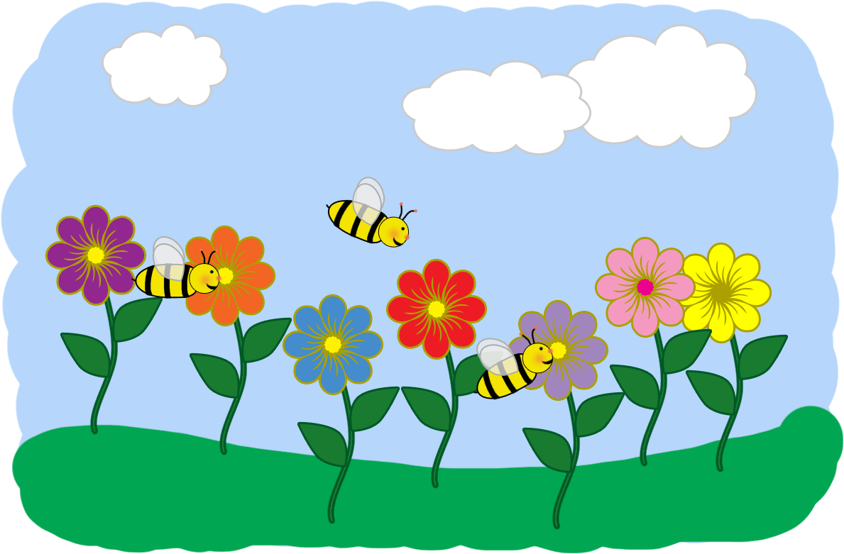 gardening clipart bee garden