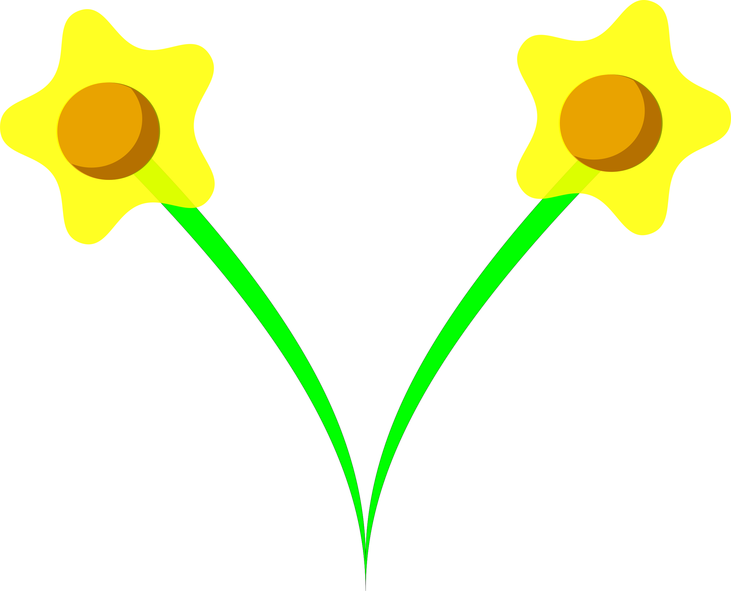 daffodil clipart simple flower