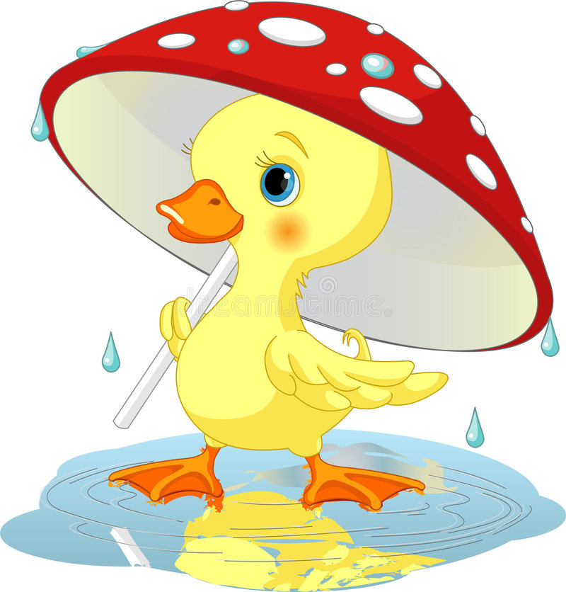 Spring clip art arts. Duck clipart april shower