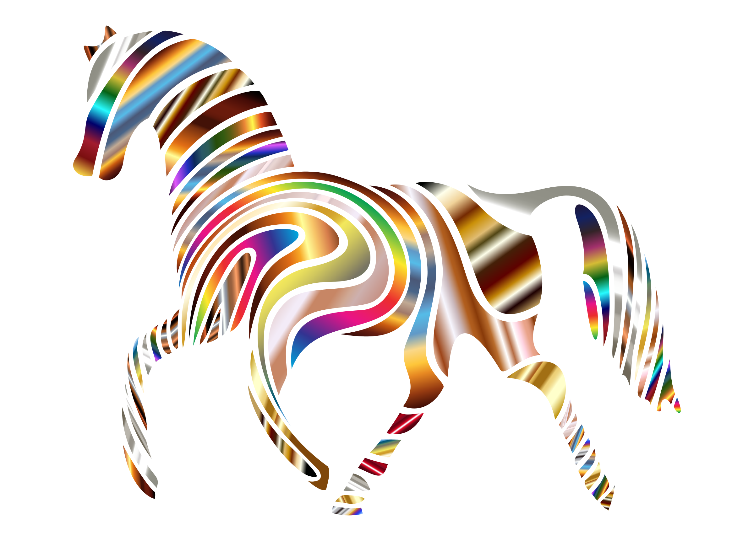 Clipart spring horse. Psychedelic big image png