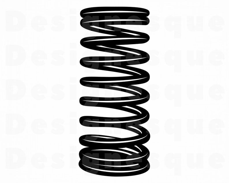 Clipart spring metal. Svg files for cricut