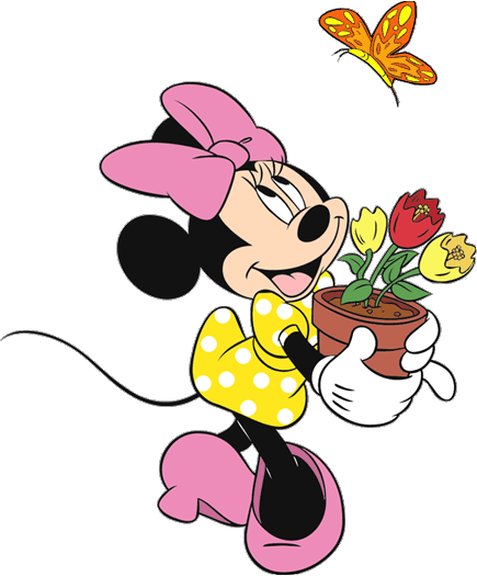 mickey clipart spring
