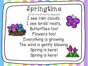 clipart spring poem