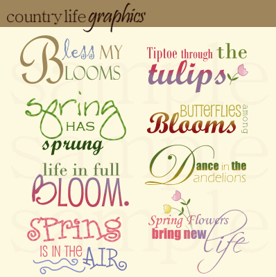 clipart spring quote