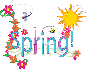 clipart spring sign