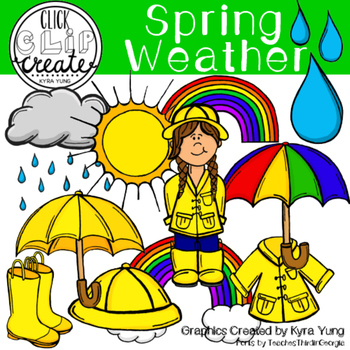 clipart spring weather