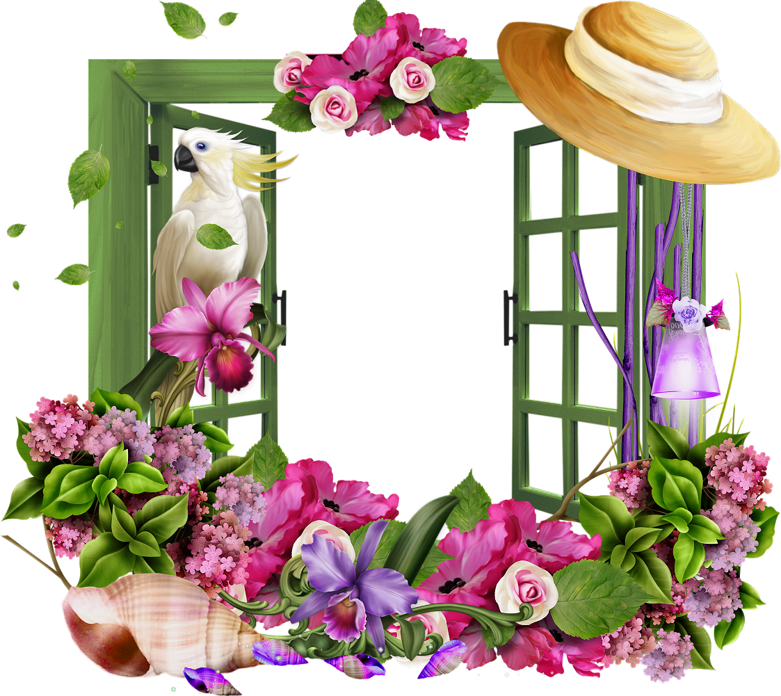 clipart spring window