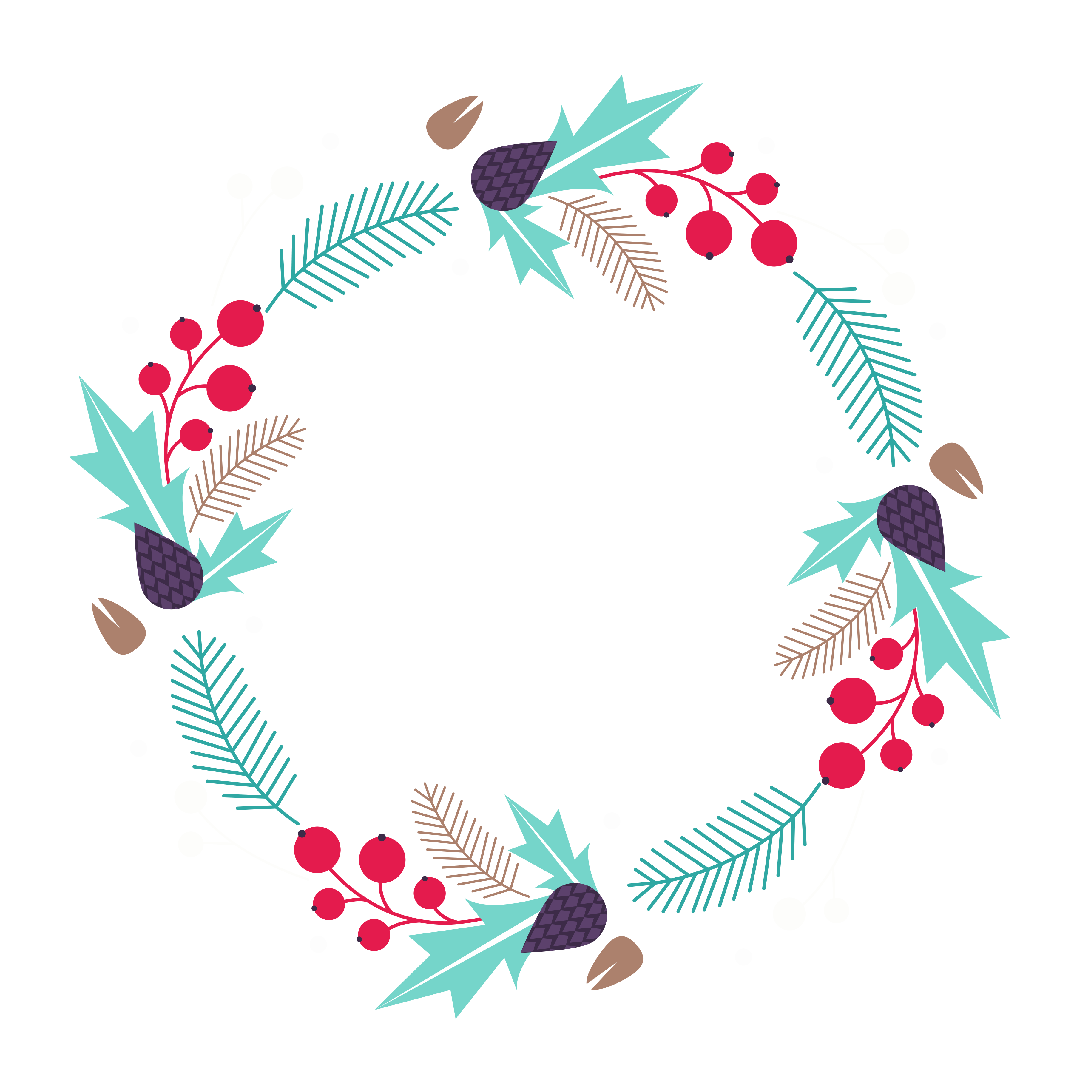 clipart spring wreath