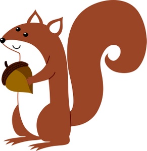 chipmunk clipart nut