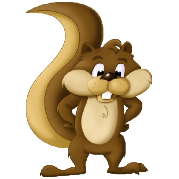 Clipart squirrel animated. Clip art bay