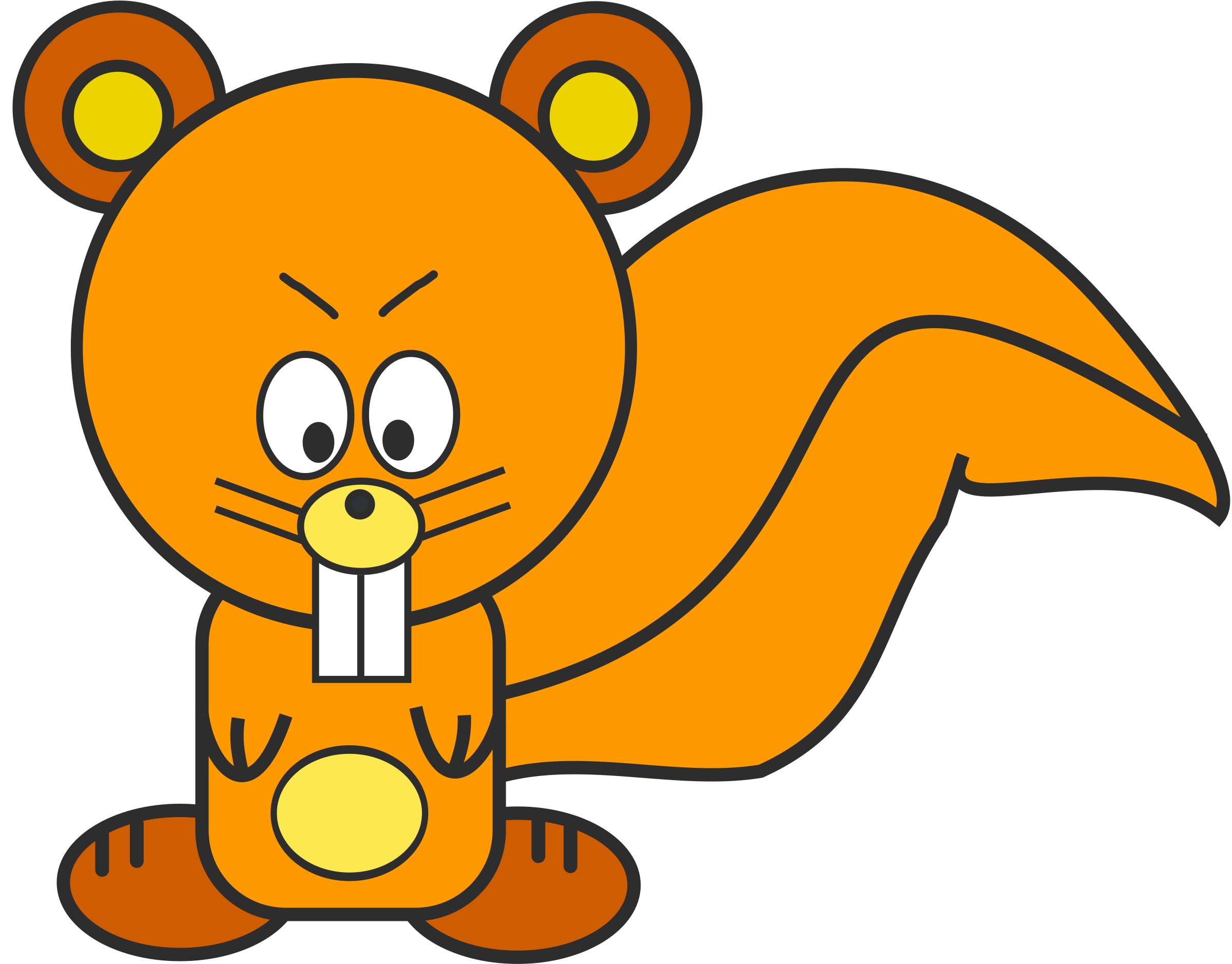 Clipart squirrel animated. Big image png