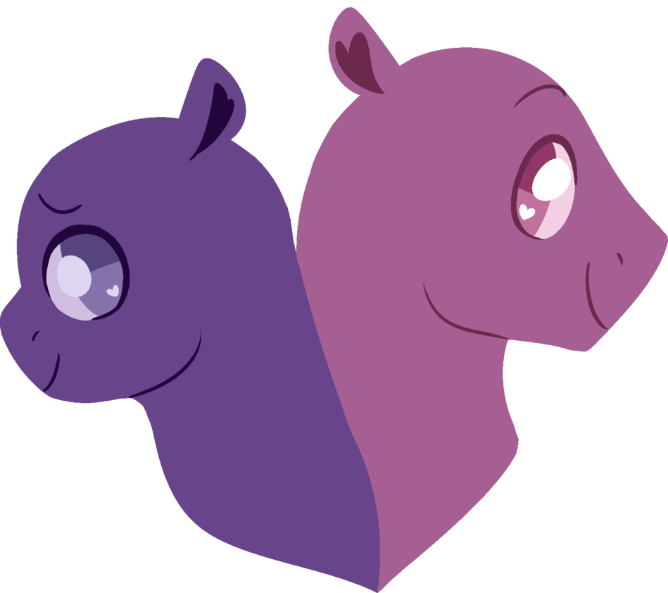 Pony heart base by. Clipart squirrel couple