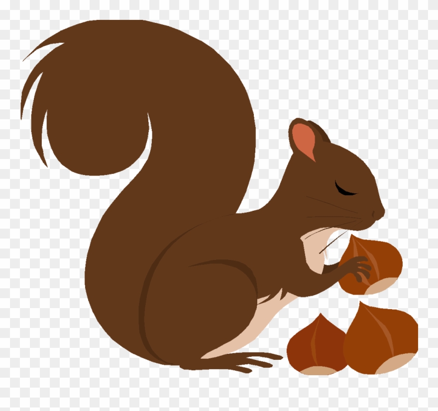 nut clipart squirrel