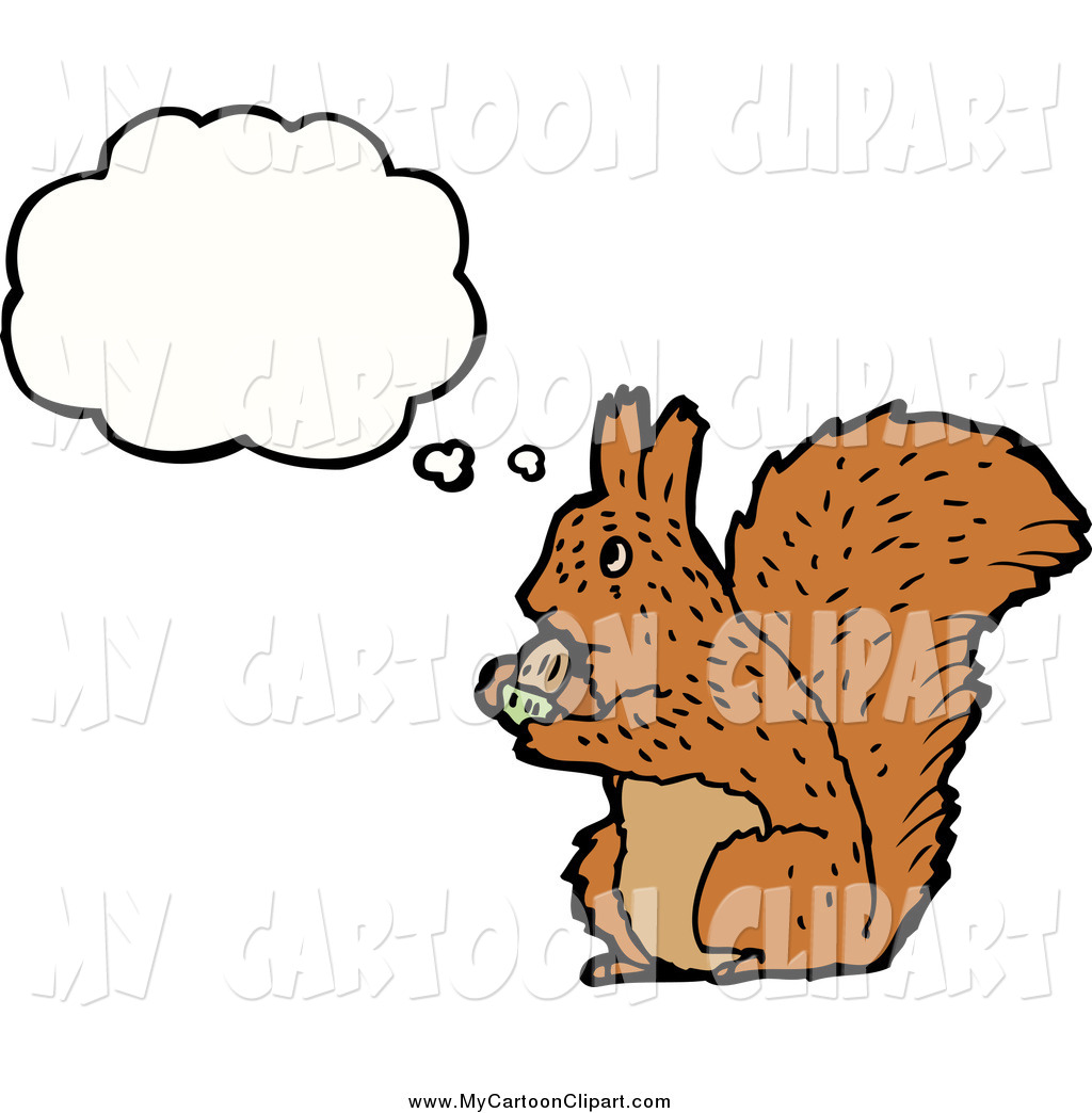 Clip art of a. Clipart squirrel thinking