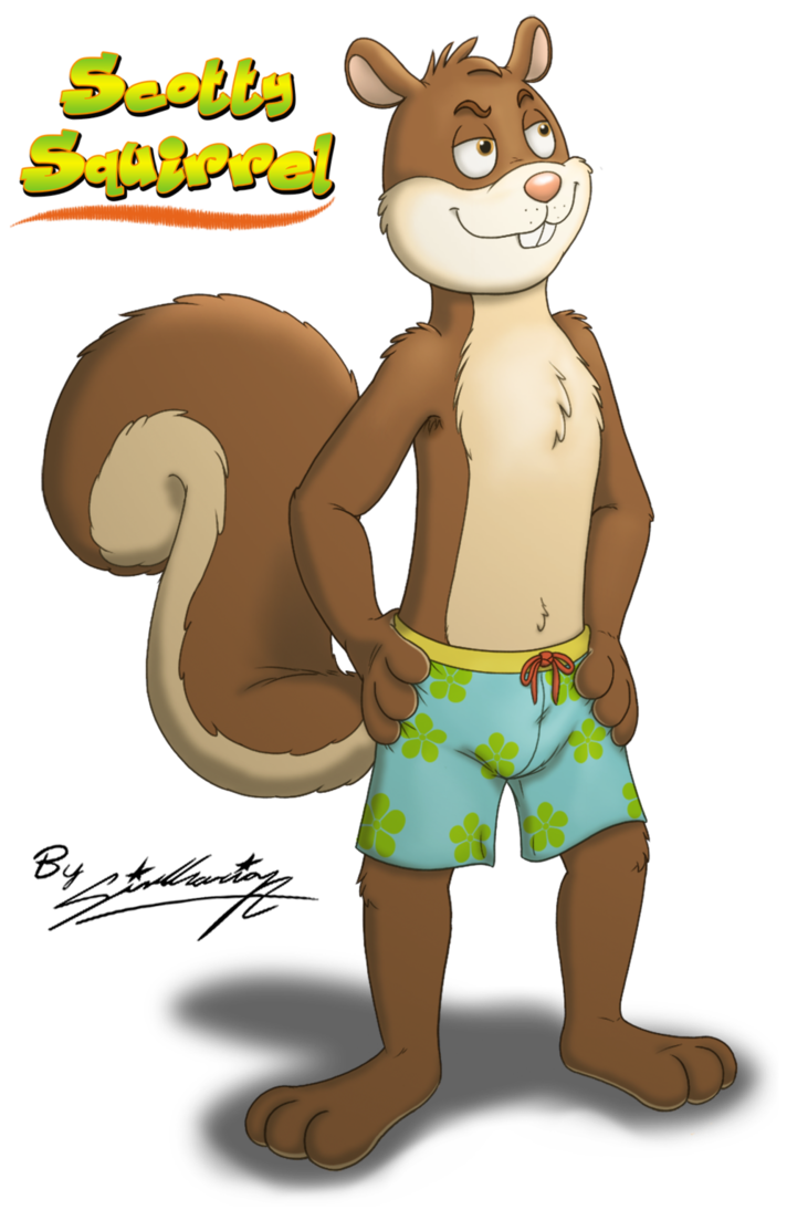 Scotty by sagadreams on. Clipart squirrel thinking
