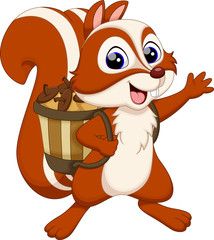 clipart squirrel whimsical