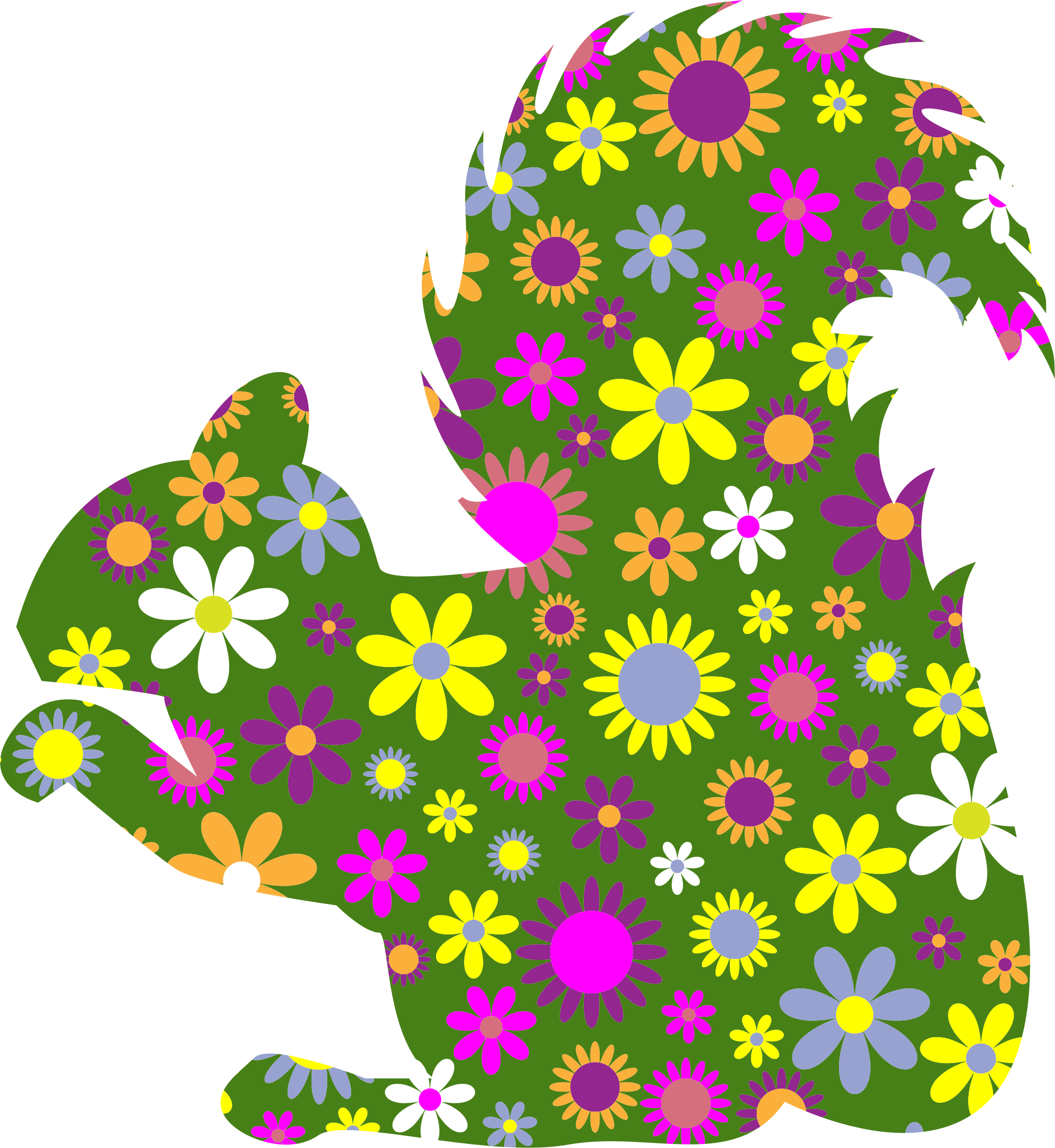 clipart squirrel whimsical