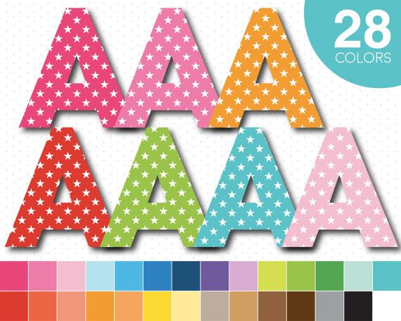 Clipart stars alphabet. Star letters by 