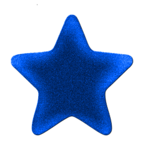 clipart star blue