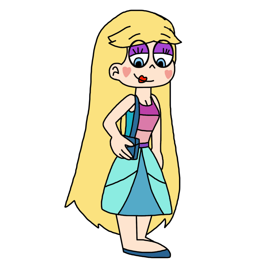 Star butterfly as adult. Young clipart young person
