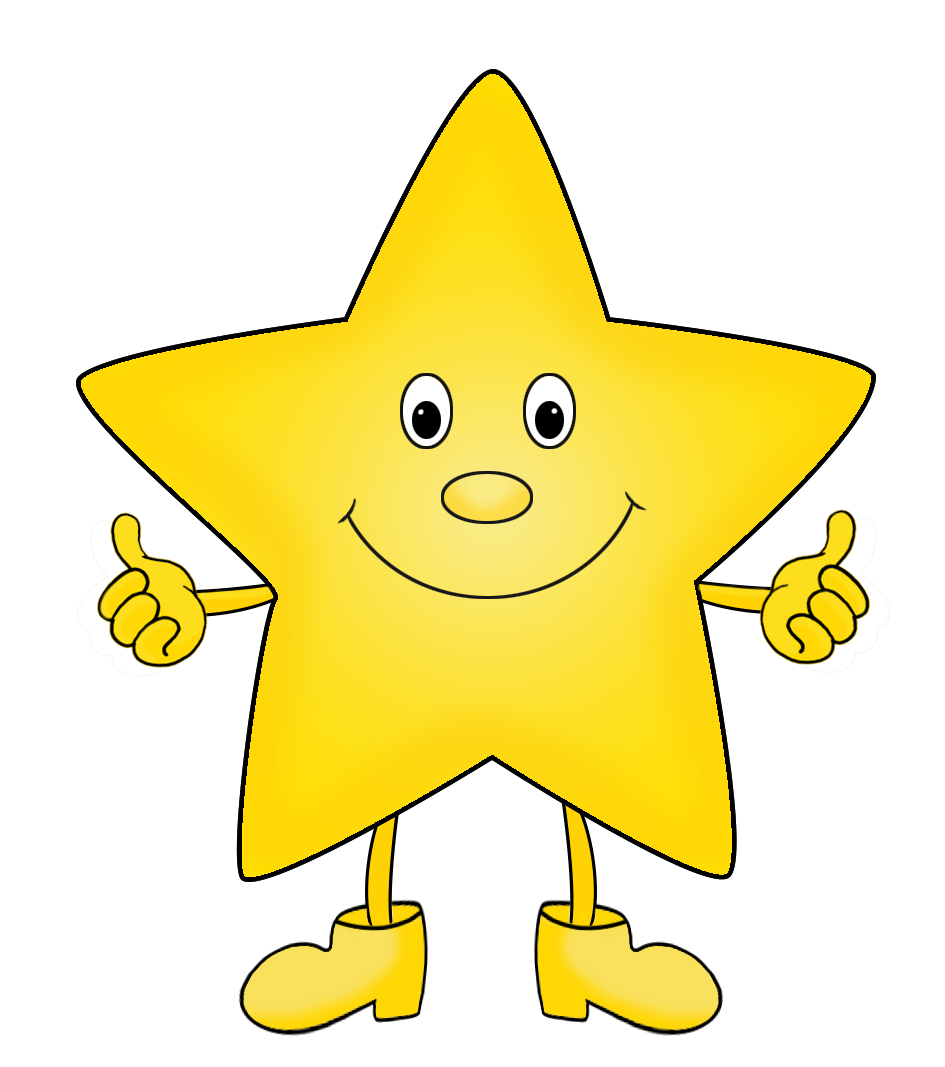 Cartoon with legs and. Waves clipart star