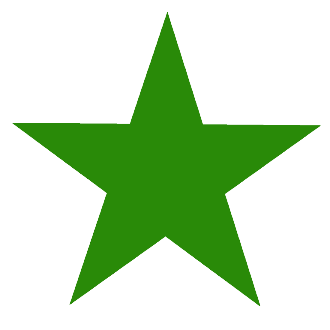 clipart stars green