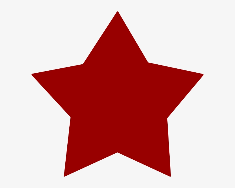 clipart star maroon