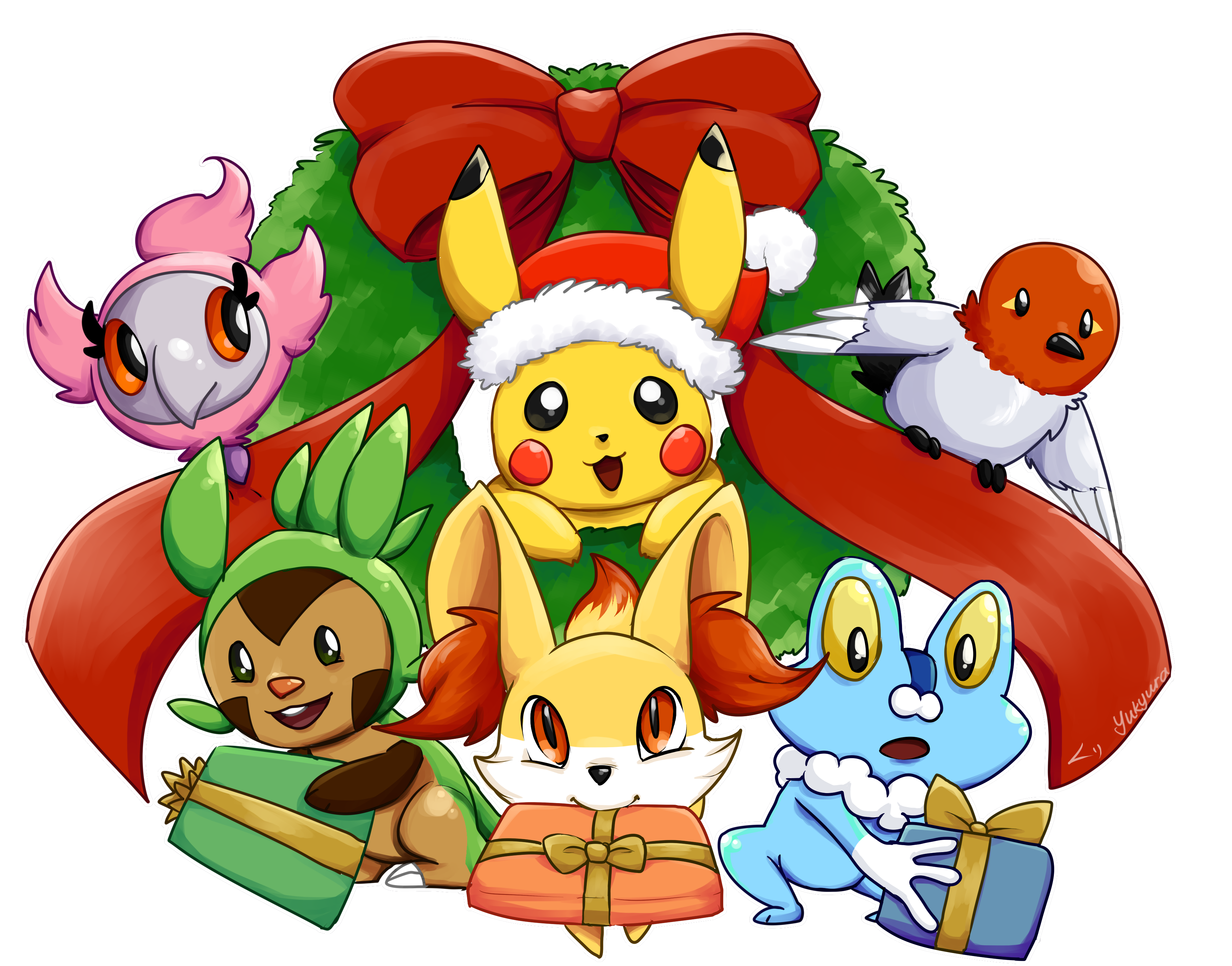 Pikachu clipart christmas, Pikachu christmas Transparent FREE for