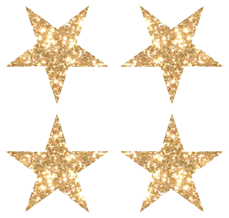 confetti clipart gold star
