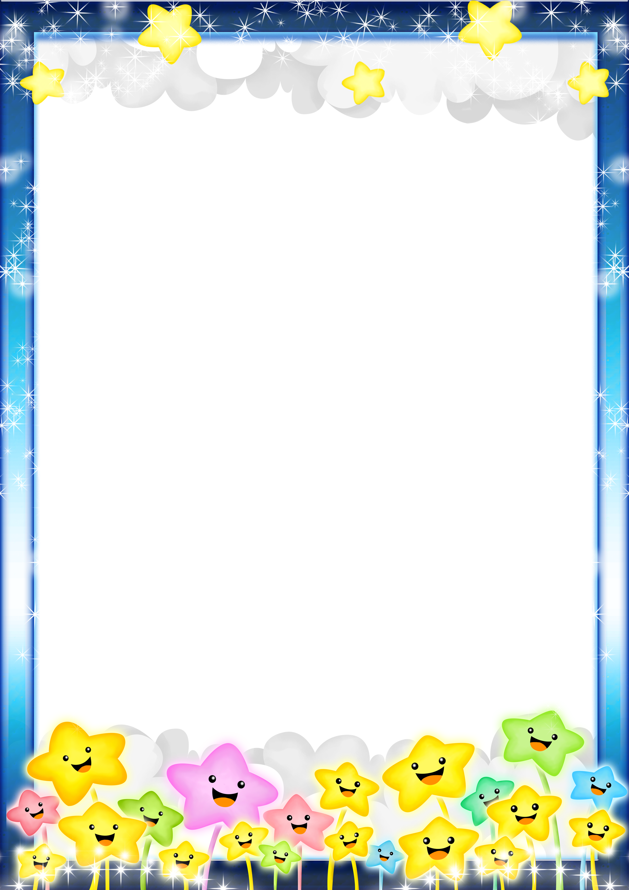 clipart star picture frame