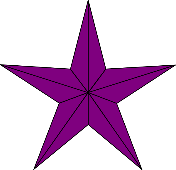 Clipart stars purple. Lined star clip art