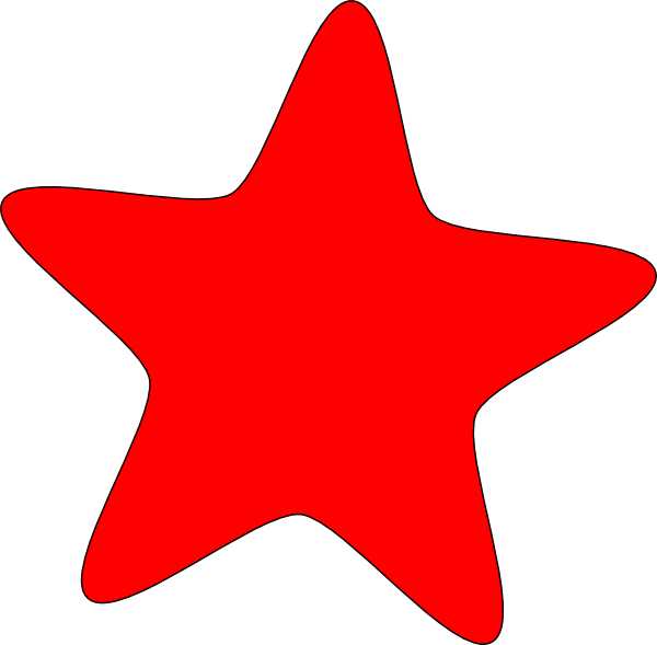 clipart stars red