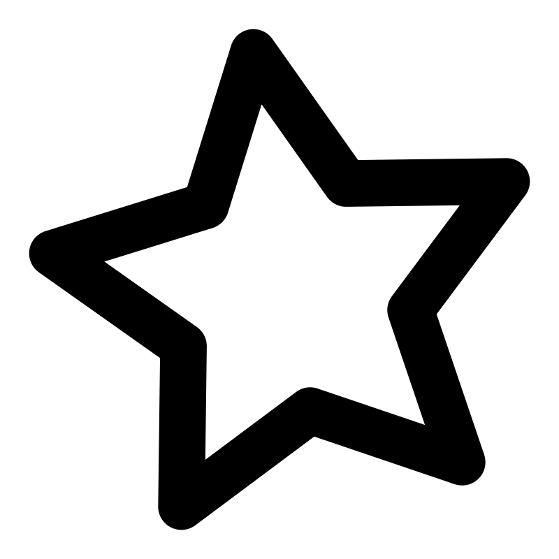 clipart stars simple
