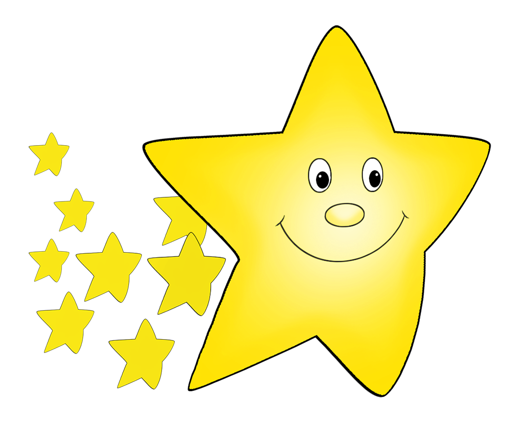 Clipart stars comets. Star cute comet pink