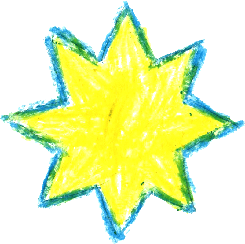 clipart stars crayon