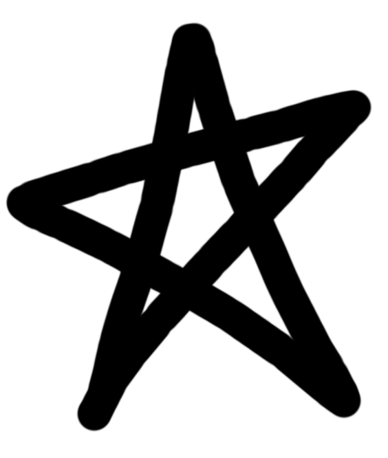 Hand Drawn Star Png - Free Logo Image