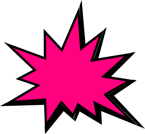 pink clipart bomb