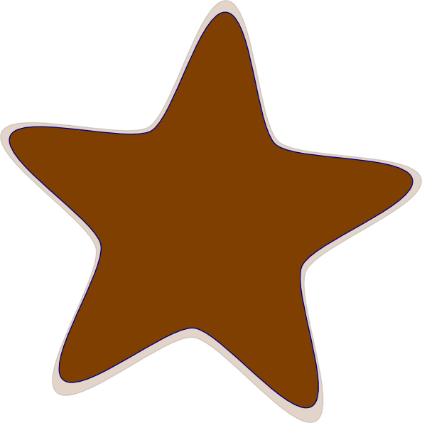 Clipart stars gooseberry. Forgetmenot brown