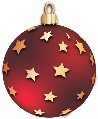 Ornaments clipart ball. Transparent red christmas with