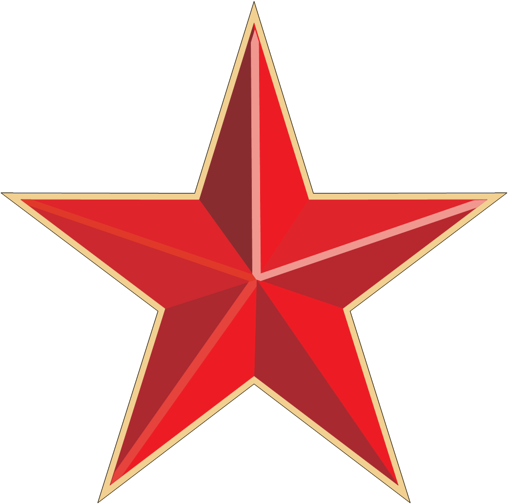 clipart stars red